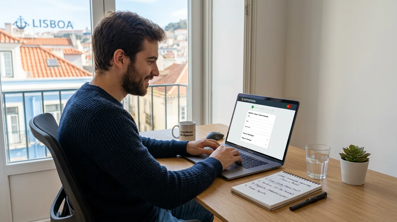 Passo a passo para começar a apostar online em Portugal num operador licenciado pelo SRIJ
